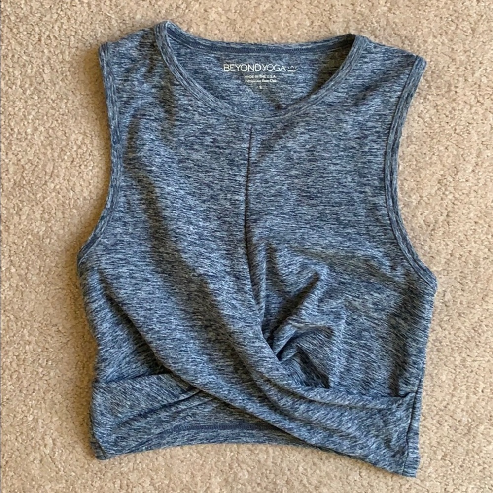 Beyond Yoga Crossroads Cropped Tank